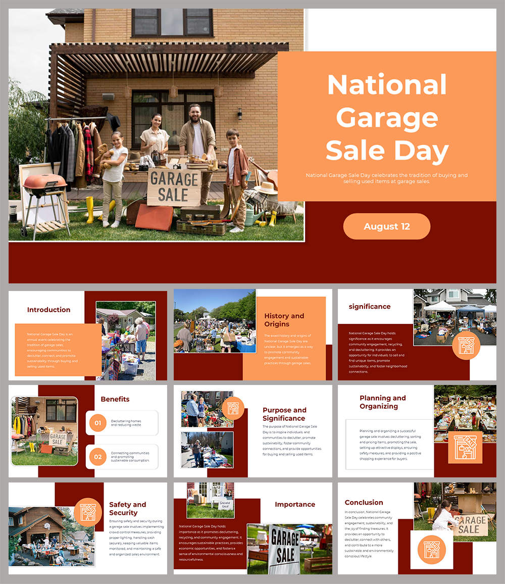 National Garage Sale Day PPT And Google Slides Templates