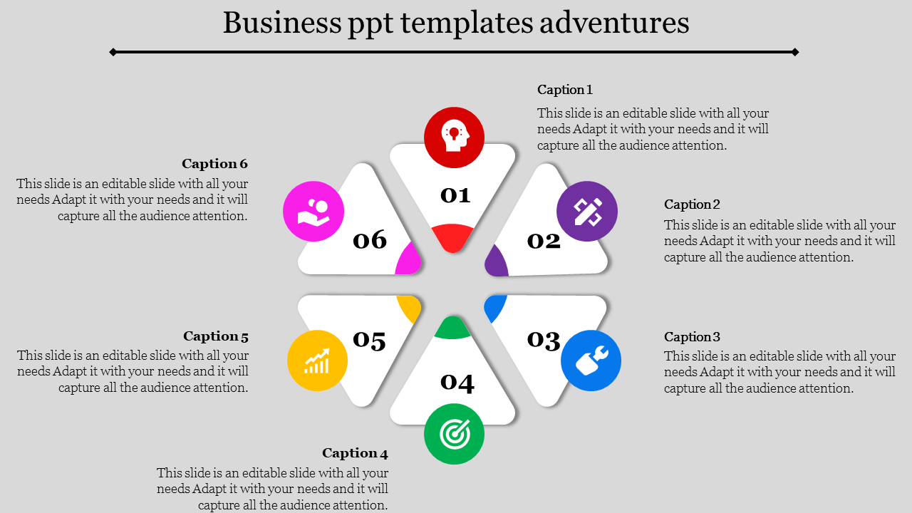 Multicolored Business PPT for Effective Communication