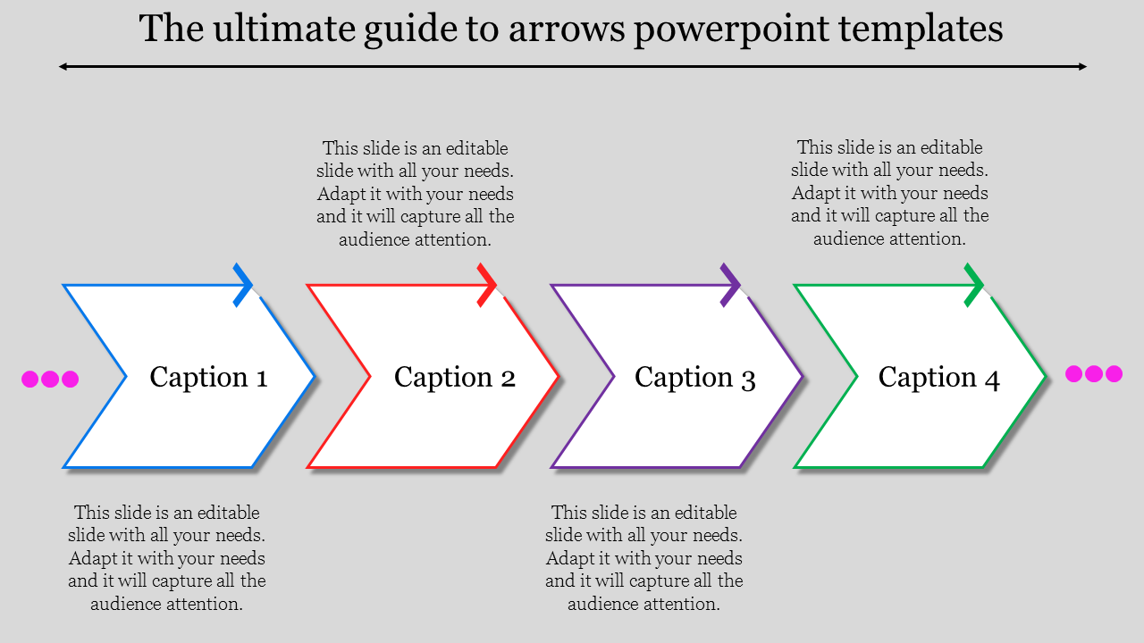 Multicolors Arrows PowerPoint Templates For Presentation