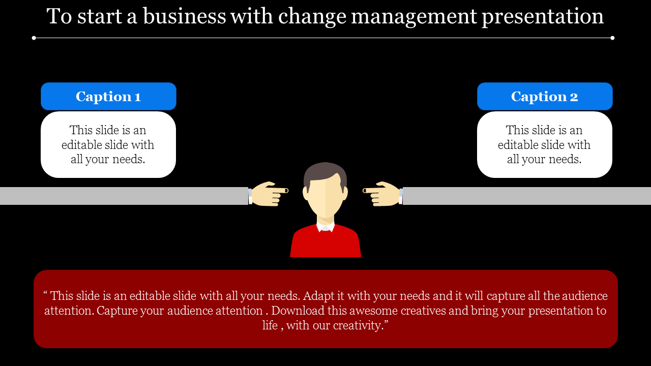 Creative Change Management Presentation PPT Templates