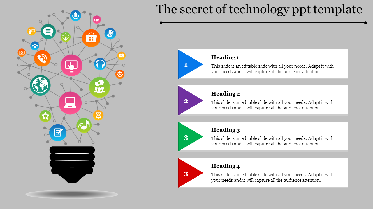 Amazing Technology PPT Template for Modern Presentations