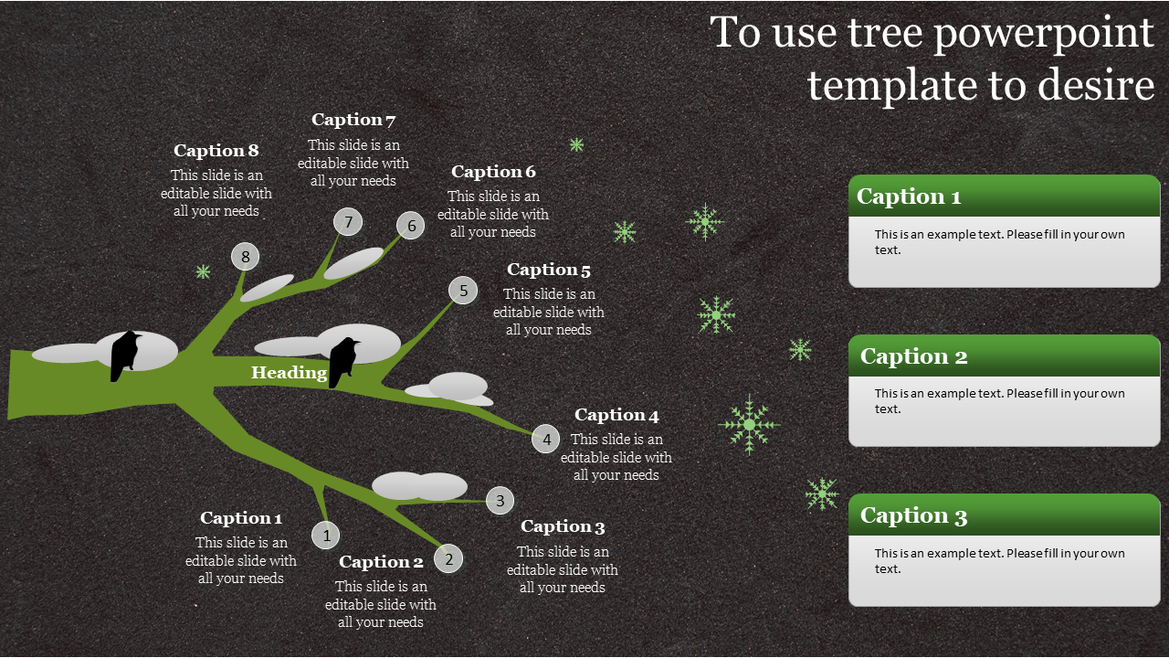 Tree PowerPoint Template for Nature-Themed Presentations