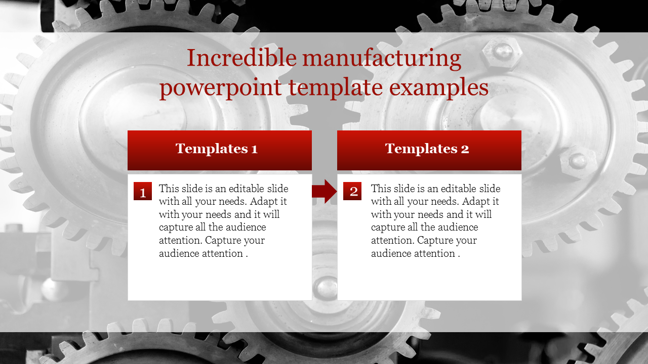 Manufacturing PowerPoint Template for Production Processes