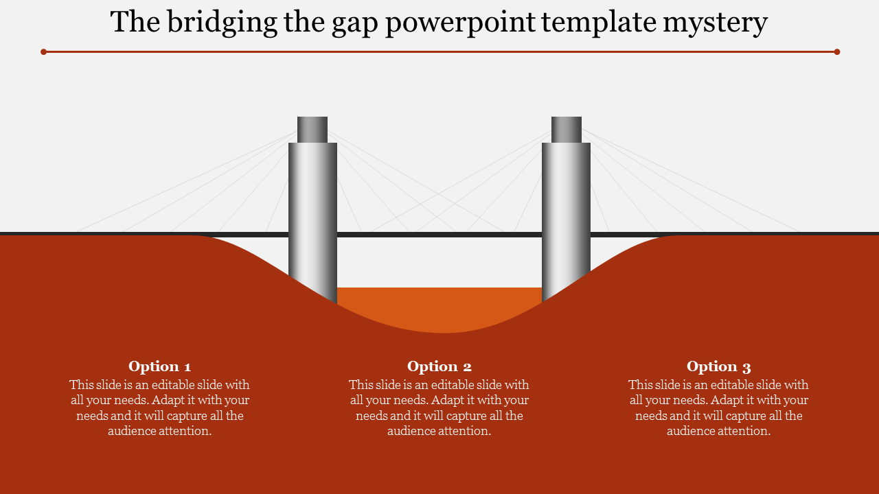 Bridging the Gap PowerPoint Template and Google Slides