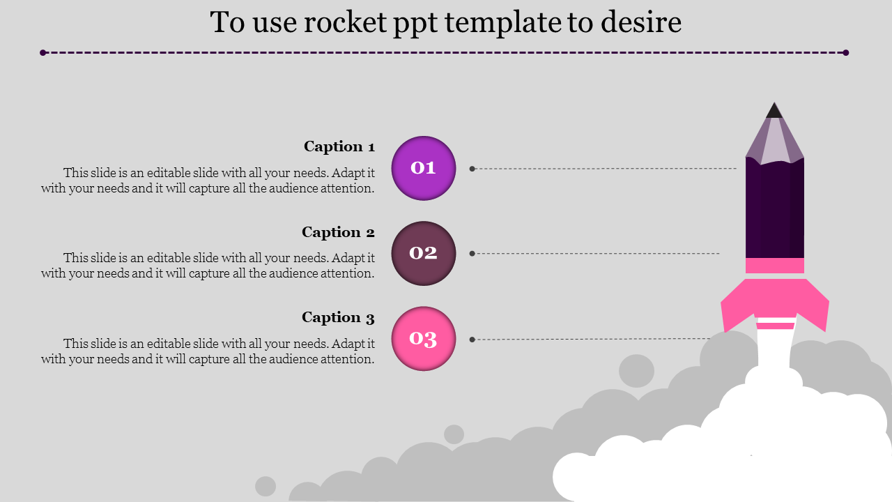 Rocket PPT Template for Powerpoint and Google Slides