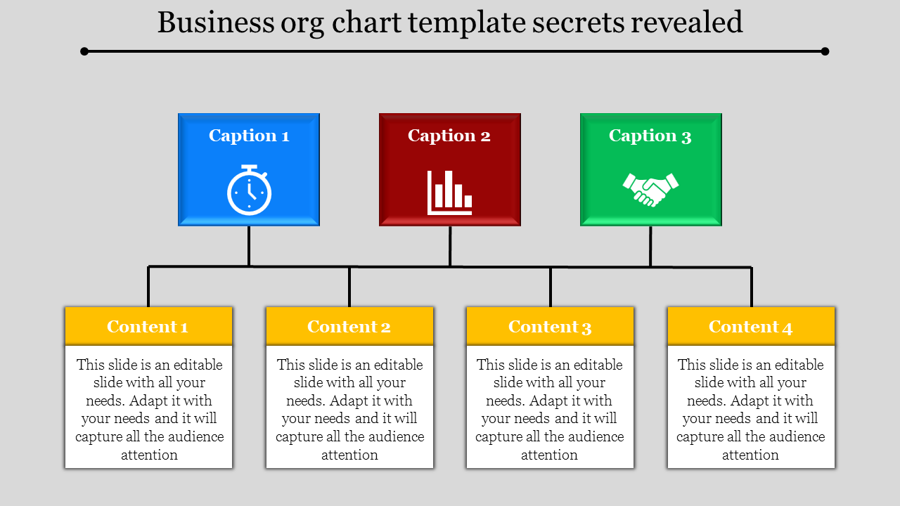 Business Org Chart PowerPoint Template And Google Slides