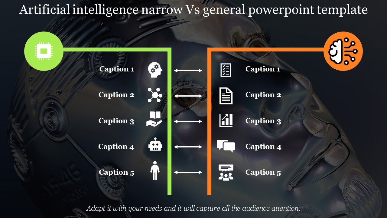 Best Artificial Intelligence PowerPoint Template Slide