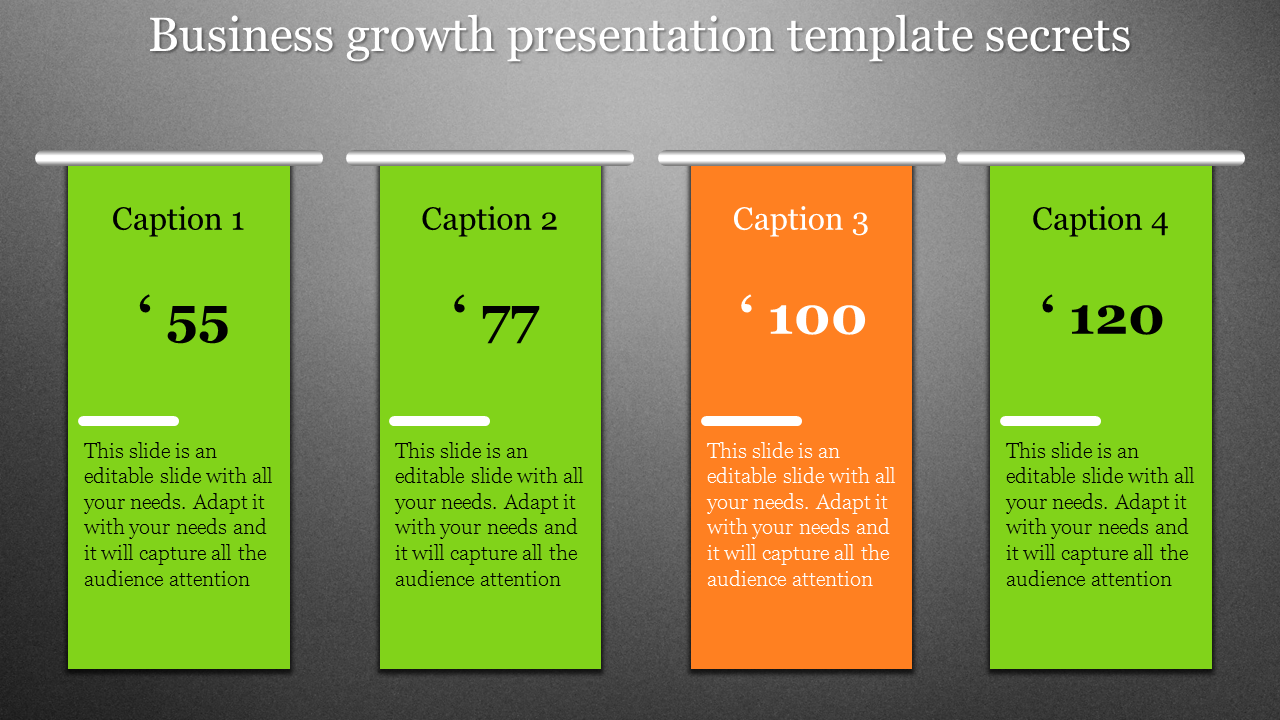 Business Growth PowerPoint Presentation Template for Success