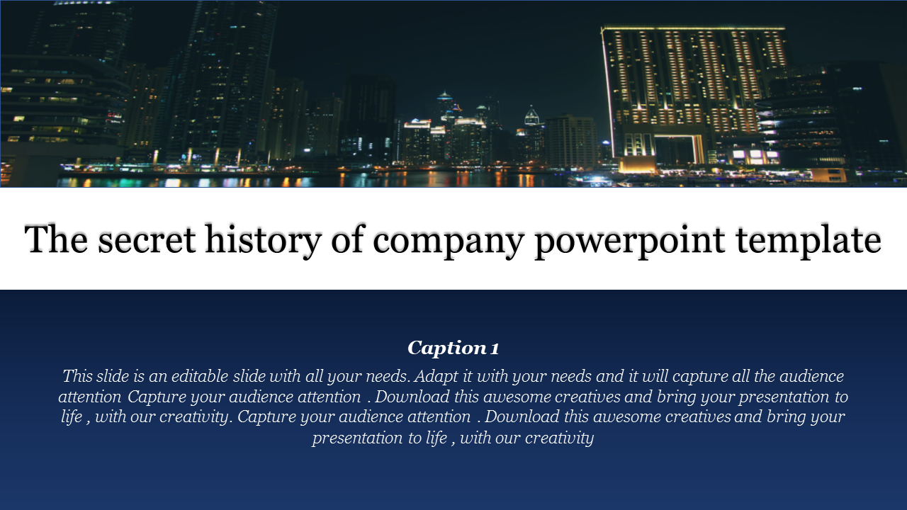 Predesigned Company PPT and Google Slides Themes