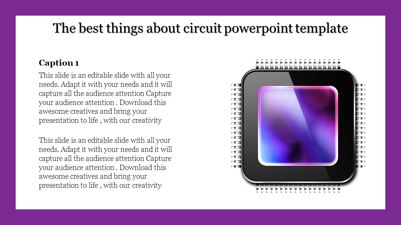 Our Predesigned Circuit PowerPoint Template Presentation