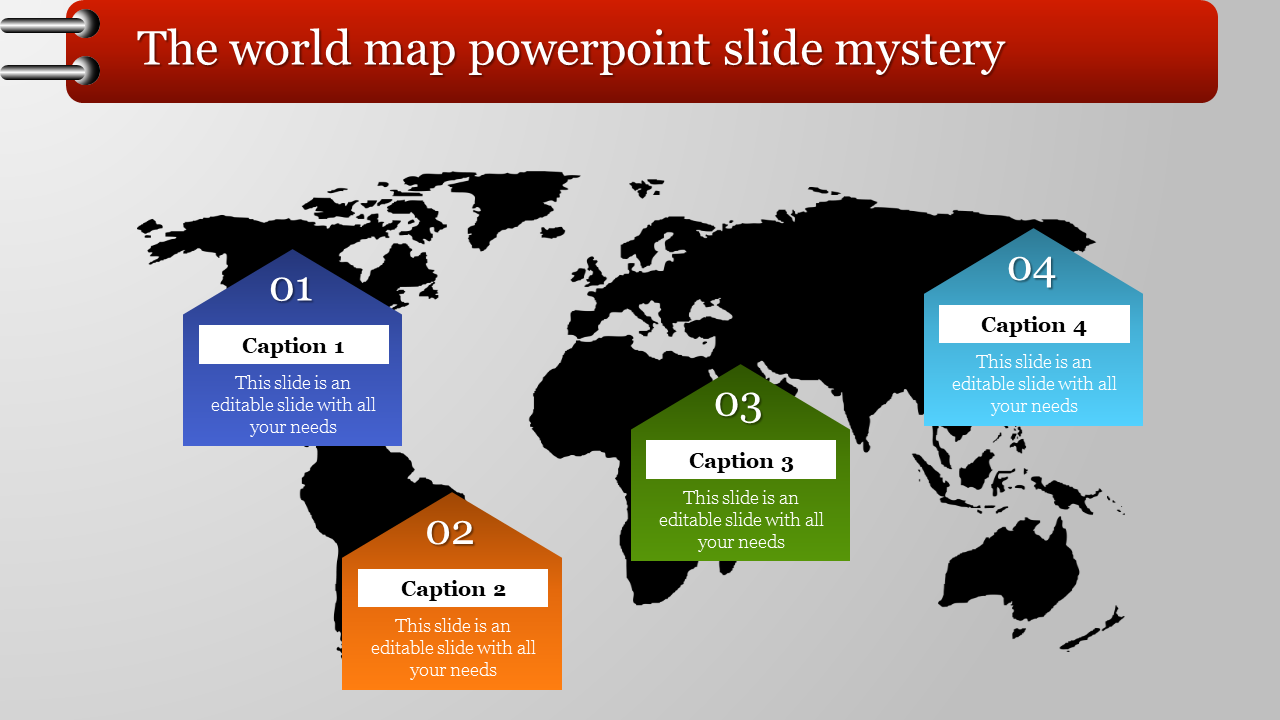 World Map PowerPoint Slide and Google Presentation Themes