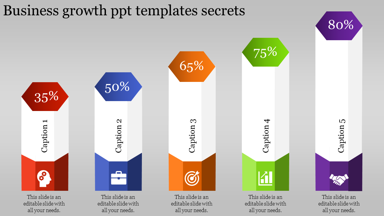 Business Growth PPT Templates for Strategic Growth