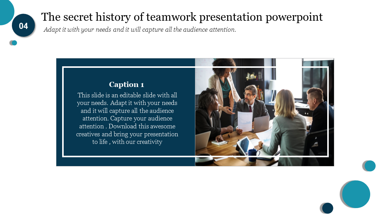 Creative Teamwork Presentation PowerPoint