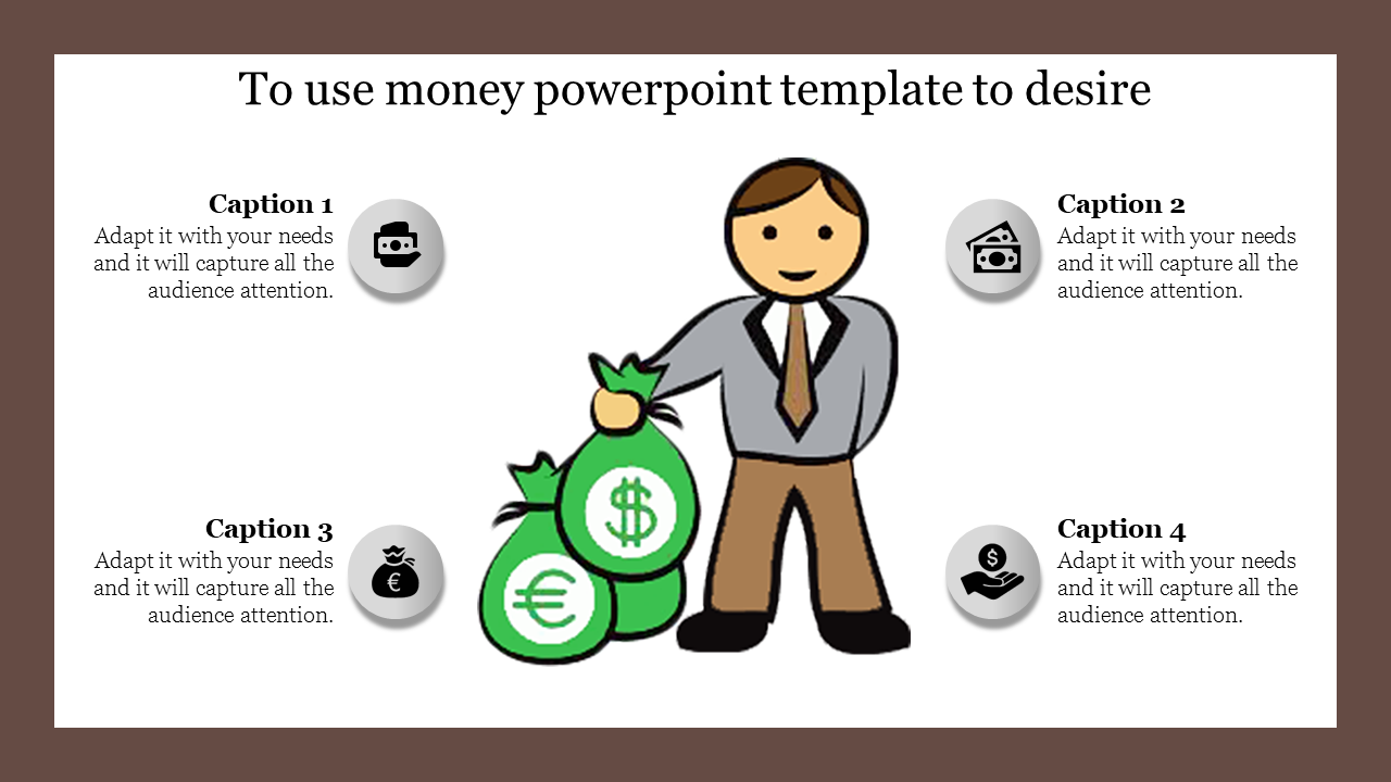 Innovative Money PowerPoint Template for Budget Management