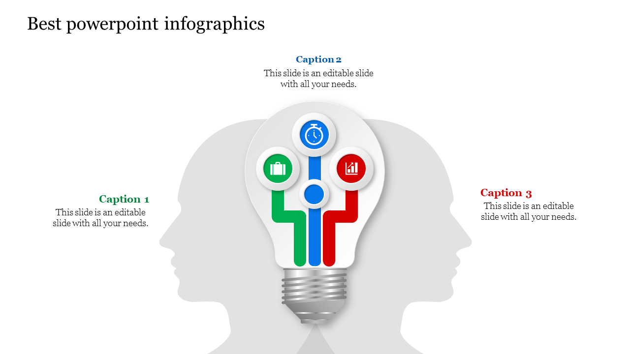 Best PowerPoint Infographics Template with Three Nodes