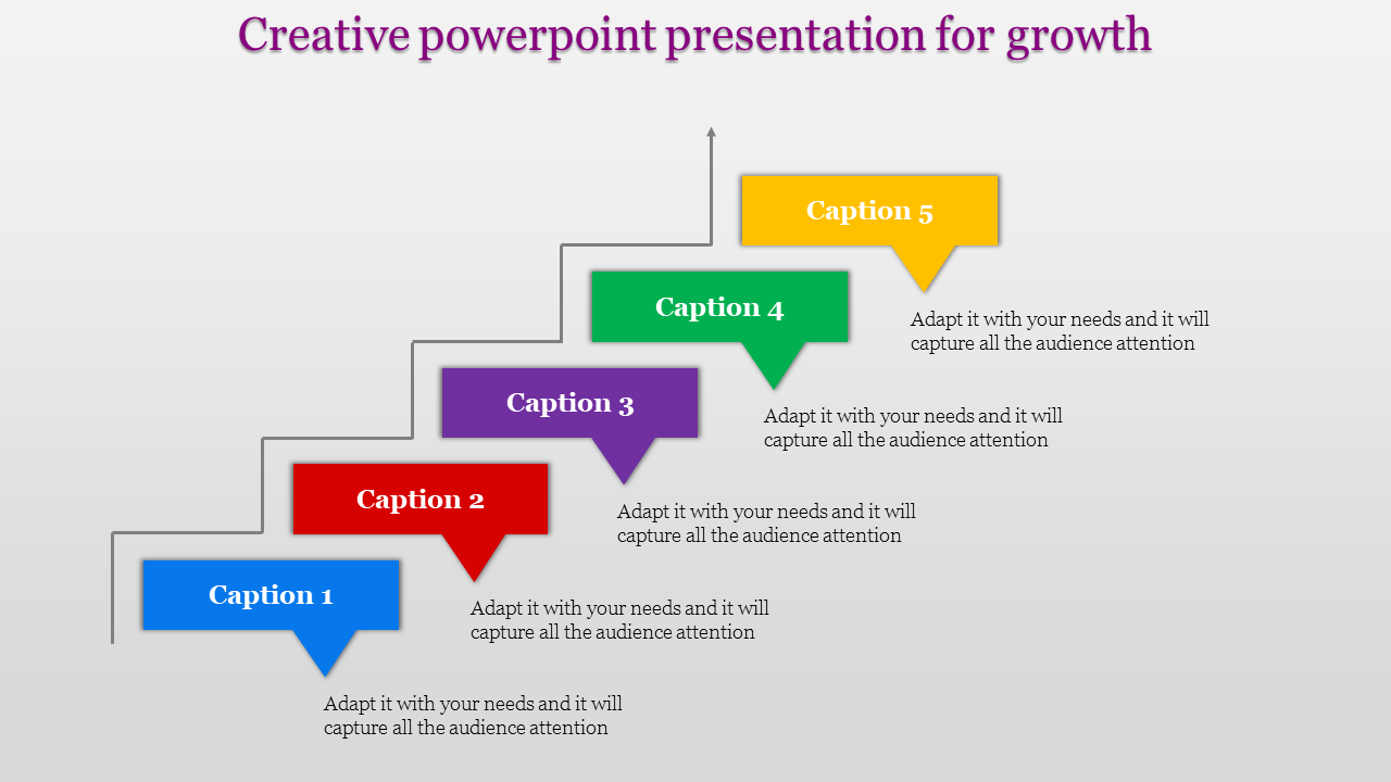 Incredible Creative PowerPoint Presentation With Five Node