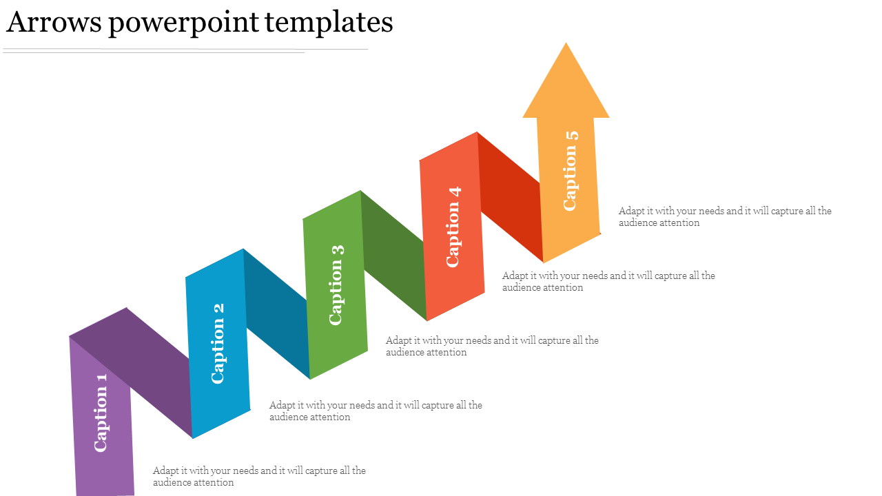 Arrows PowerPoint Templates for Process Flow Diagrams