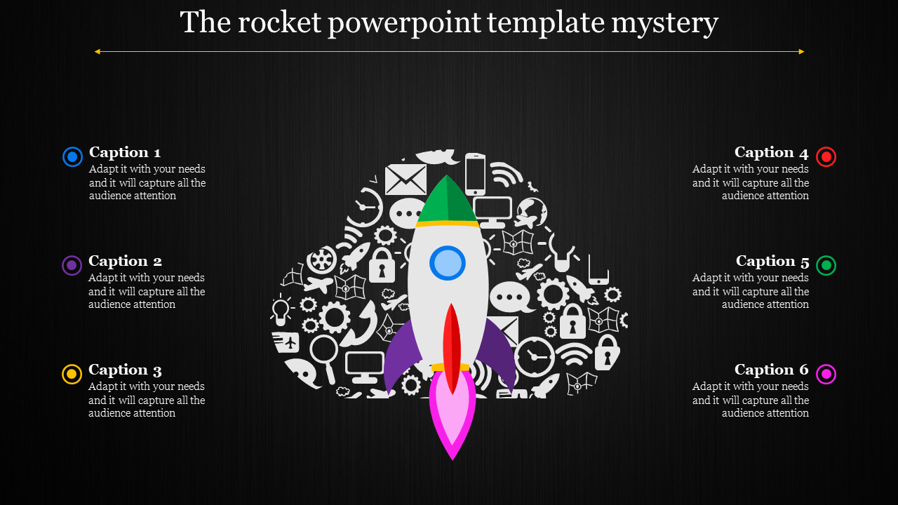 Rocket PowerPoint Template for Business Growth Plans