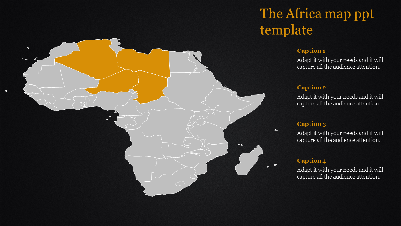 Editable Map PowerPoint Template and Google Slides