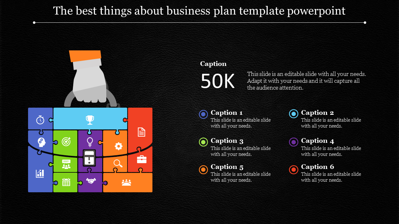 Creative Business Plan Template PowerPoint for Planning