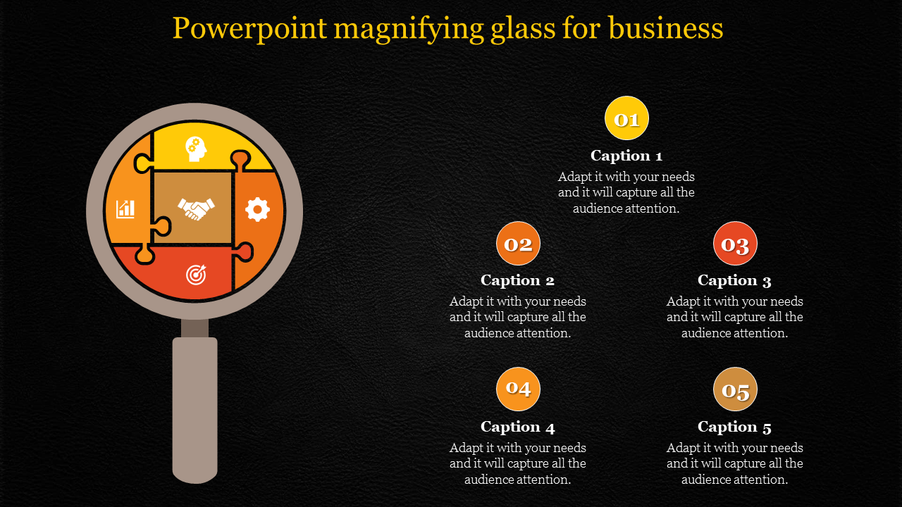 Magnifying Glass PowerPoint Template & Google Slides Themes