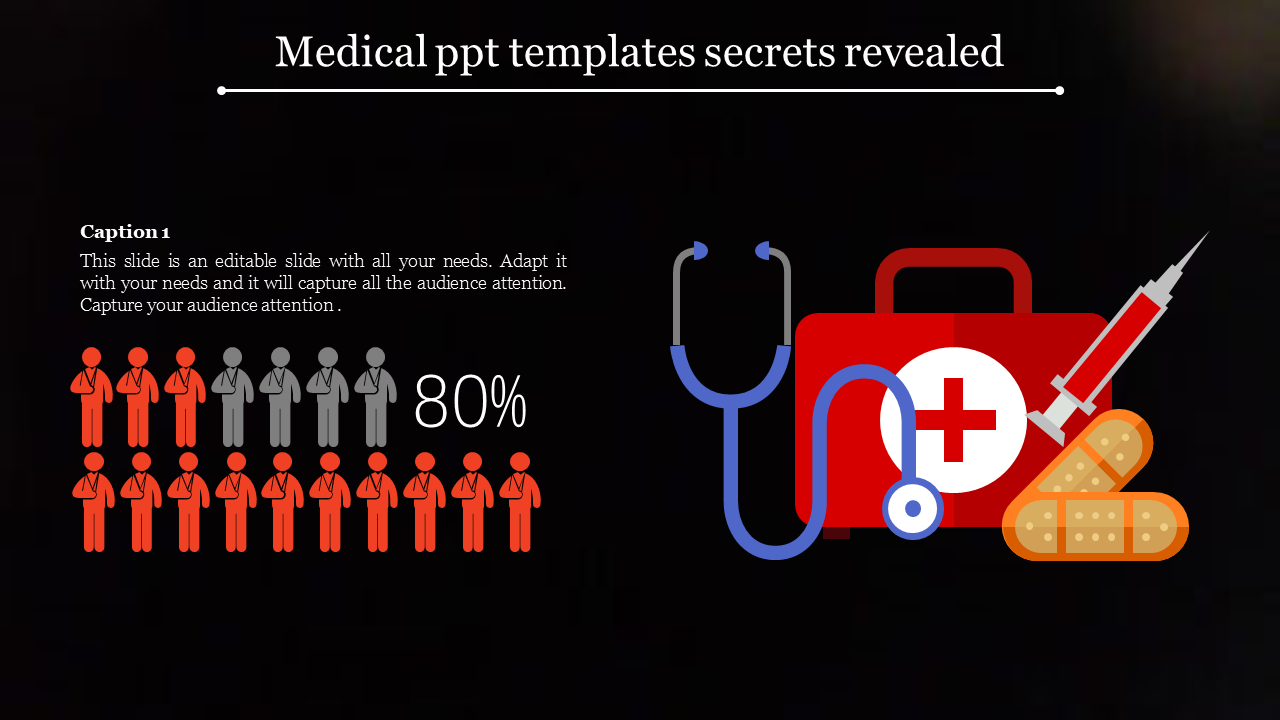 Stunning Medical PPT template and Google slides With Dark Background