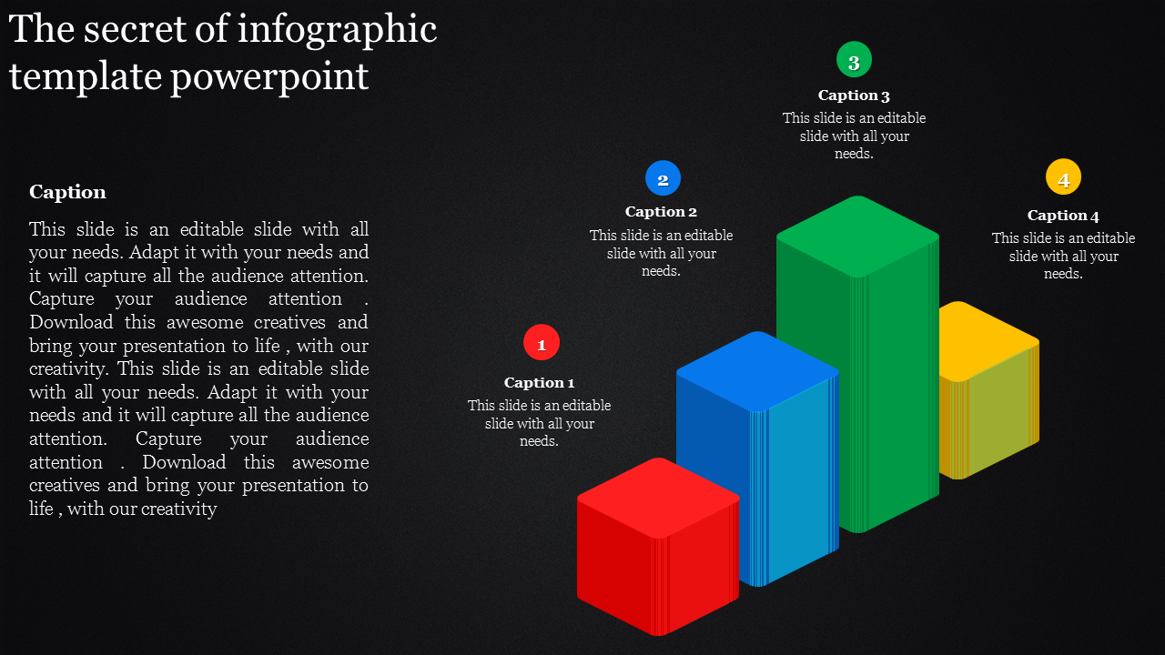 Attractive Infographic PowerPoint Template Slide Designs