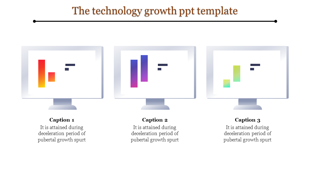 Attractive Growth PPT Template Slides With Three Node