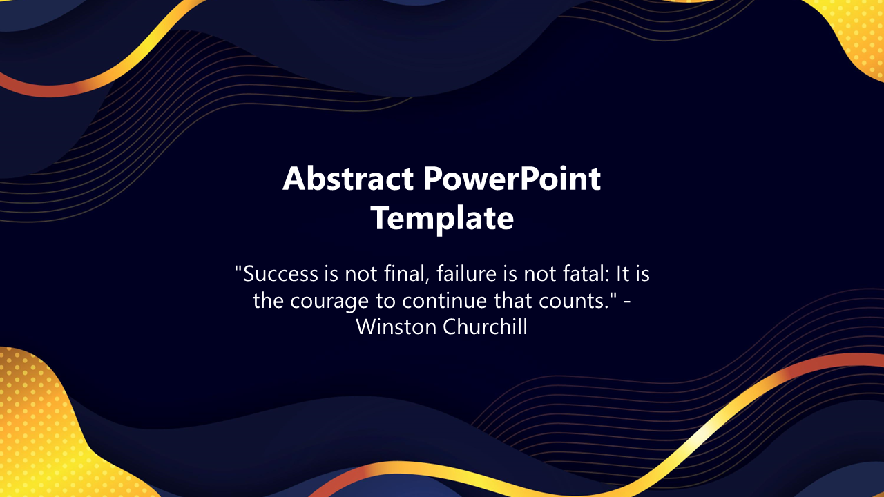 Magnificent Abstract PowerPoint And Google Slides Template