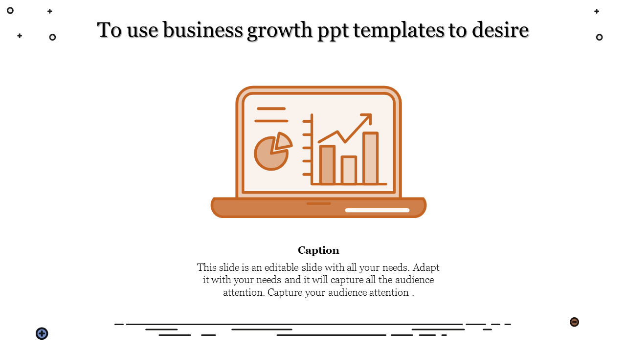 Attractive Business Growth PPT Template Slide Design