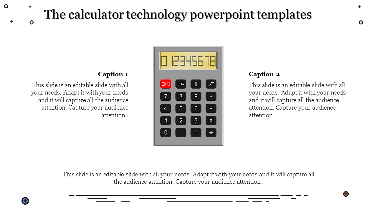 Get Technology PowerPoint Templates With Calculator