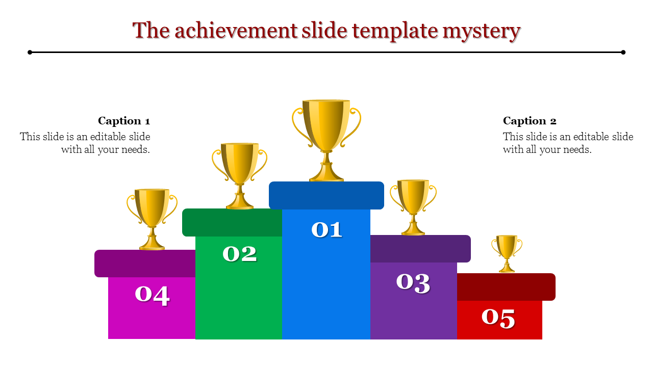 Leave an Everlasting Achievement Slide Template Presentation