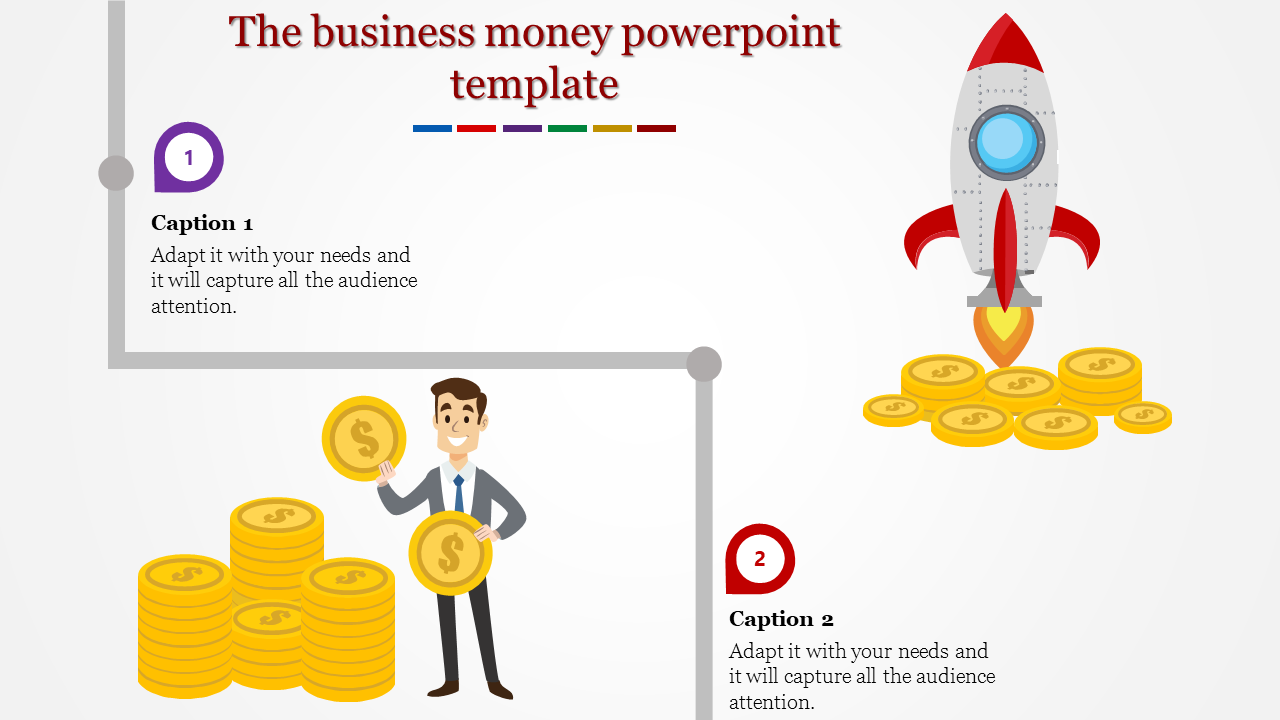 Amazing Money PowerPoint Template for Financial Planning