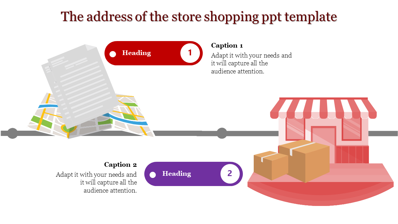 Shopping PPT Template for E-commerce and Retail Strategies