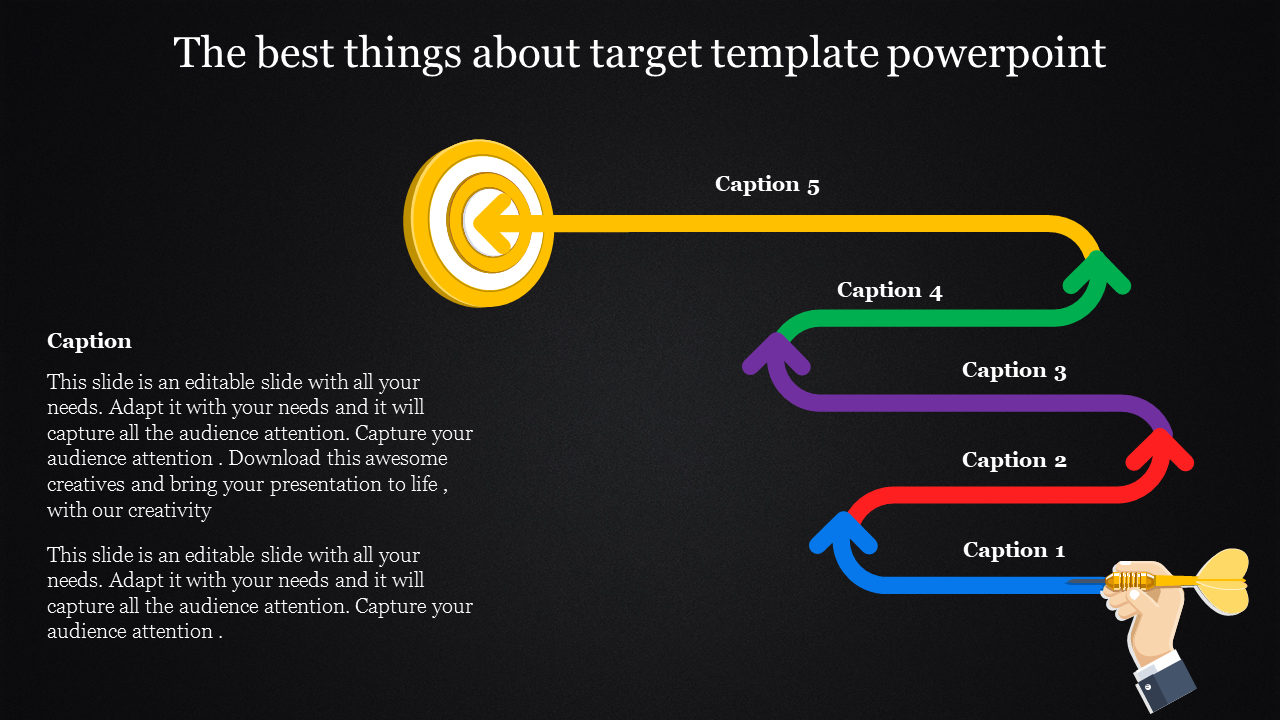 Target Template PowerPoint for Comprehensive Market Planning