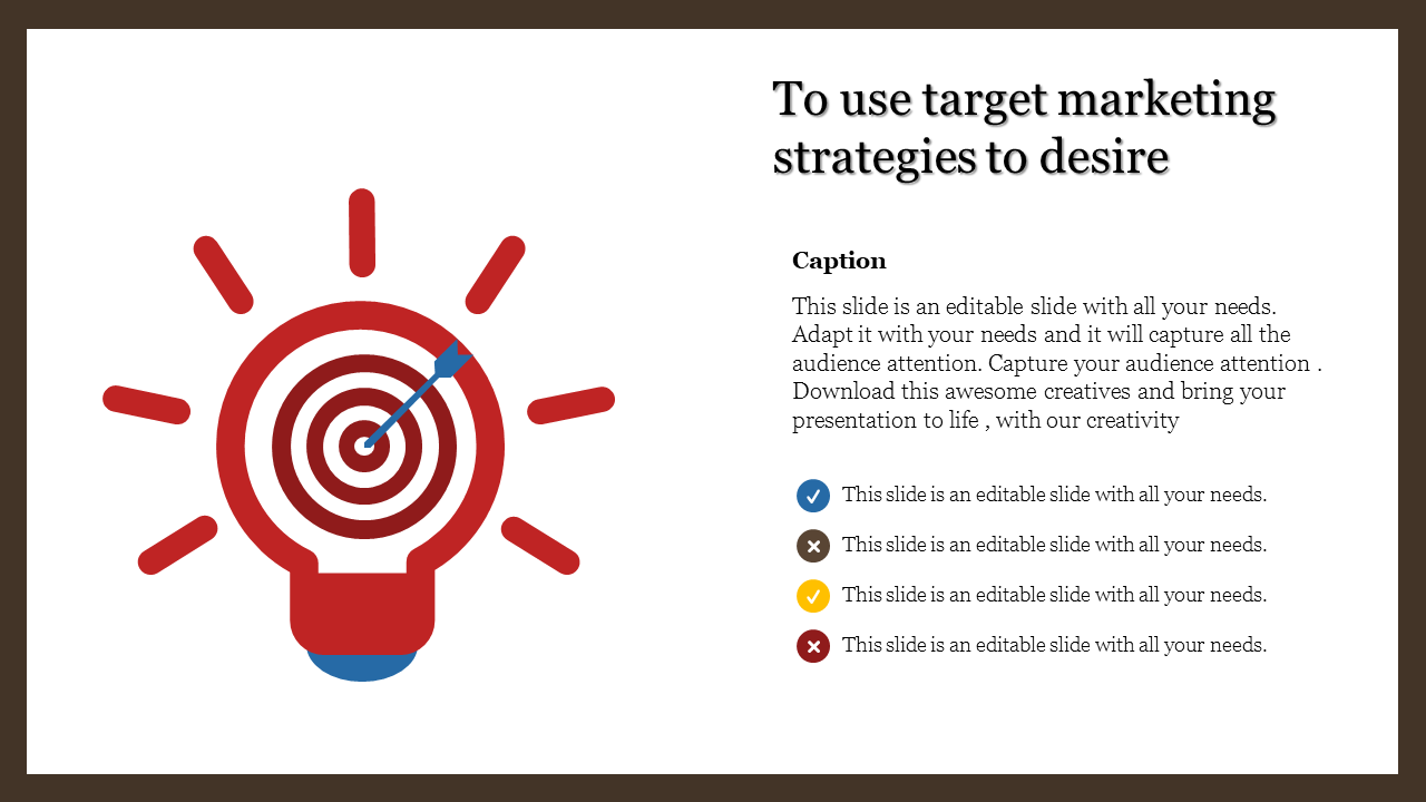 Target Marketing Strategies PowerPoint Template and Google Slides