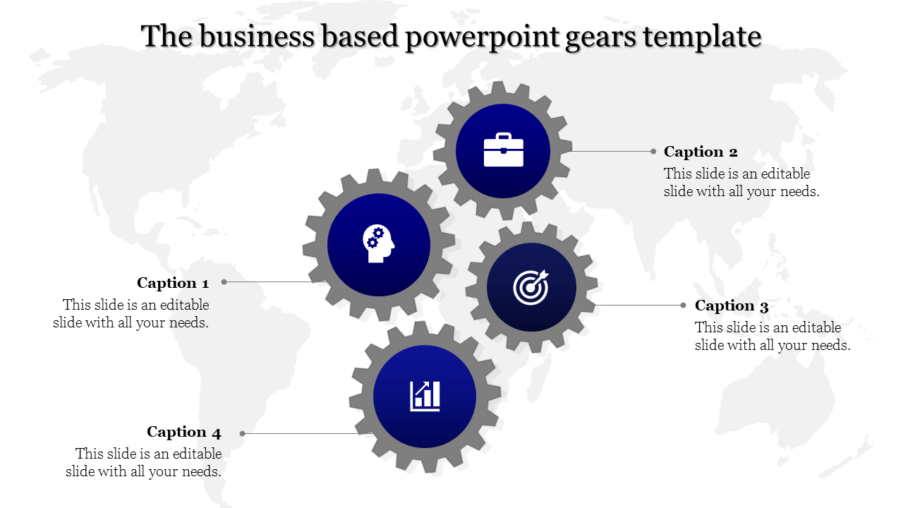 PowerPoint Gears Template and Google Slides Themes