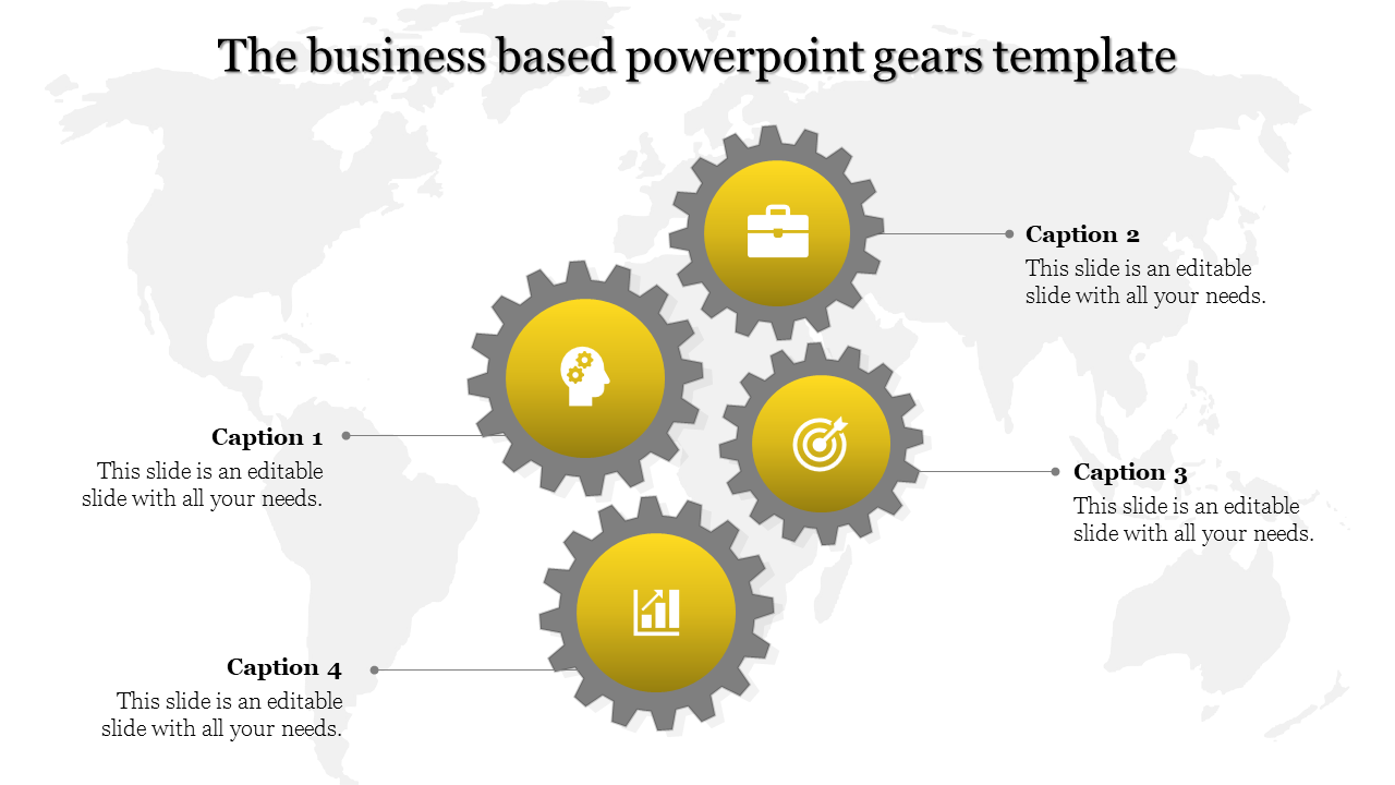 Enhanced PowerPoint Gears Template for Presentations