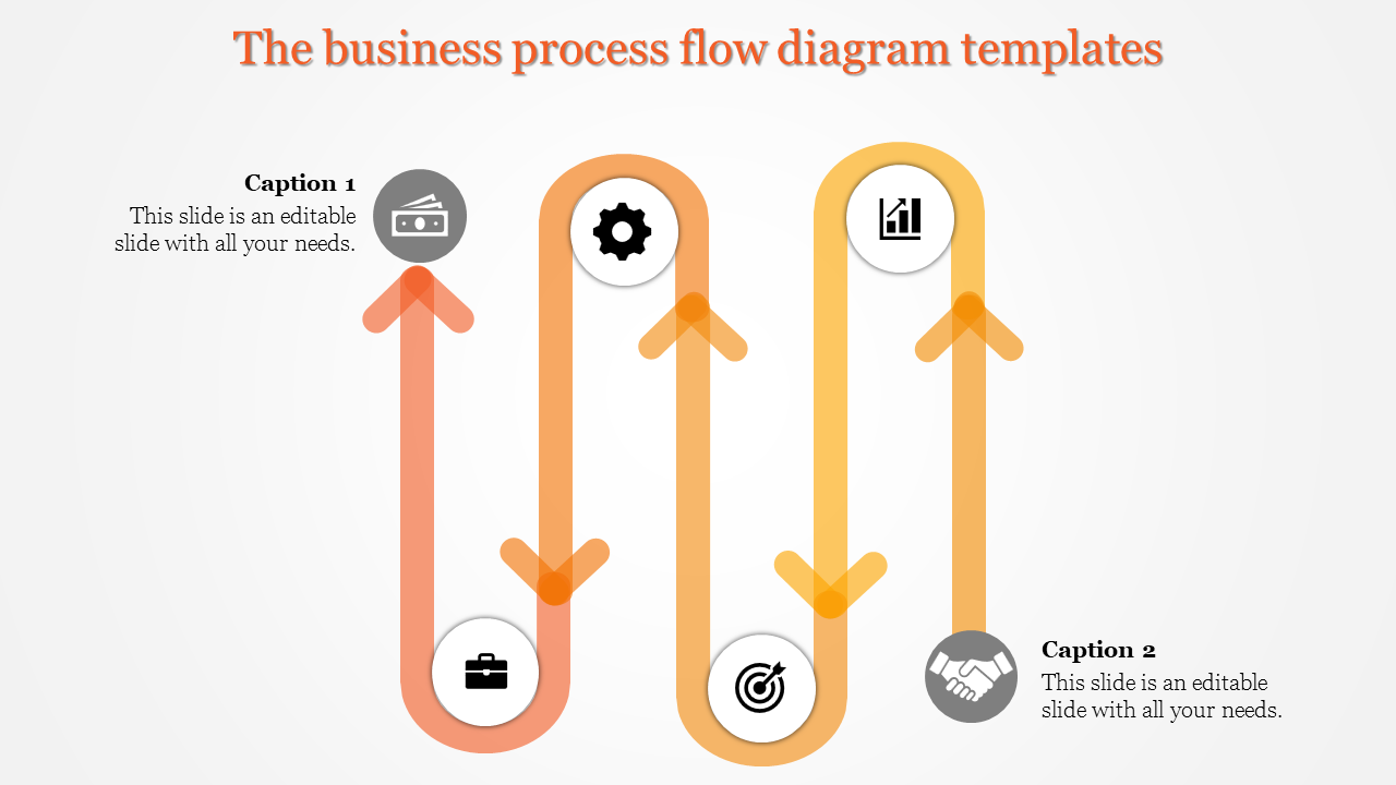 Business Process Flow Diagram  PPT Template And Google  Slides Themes