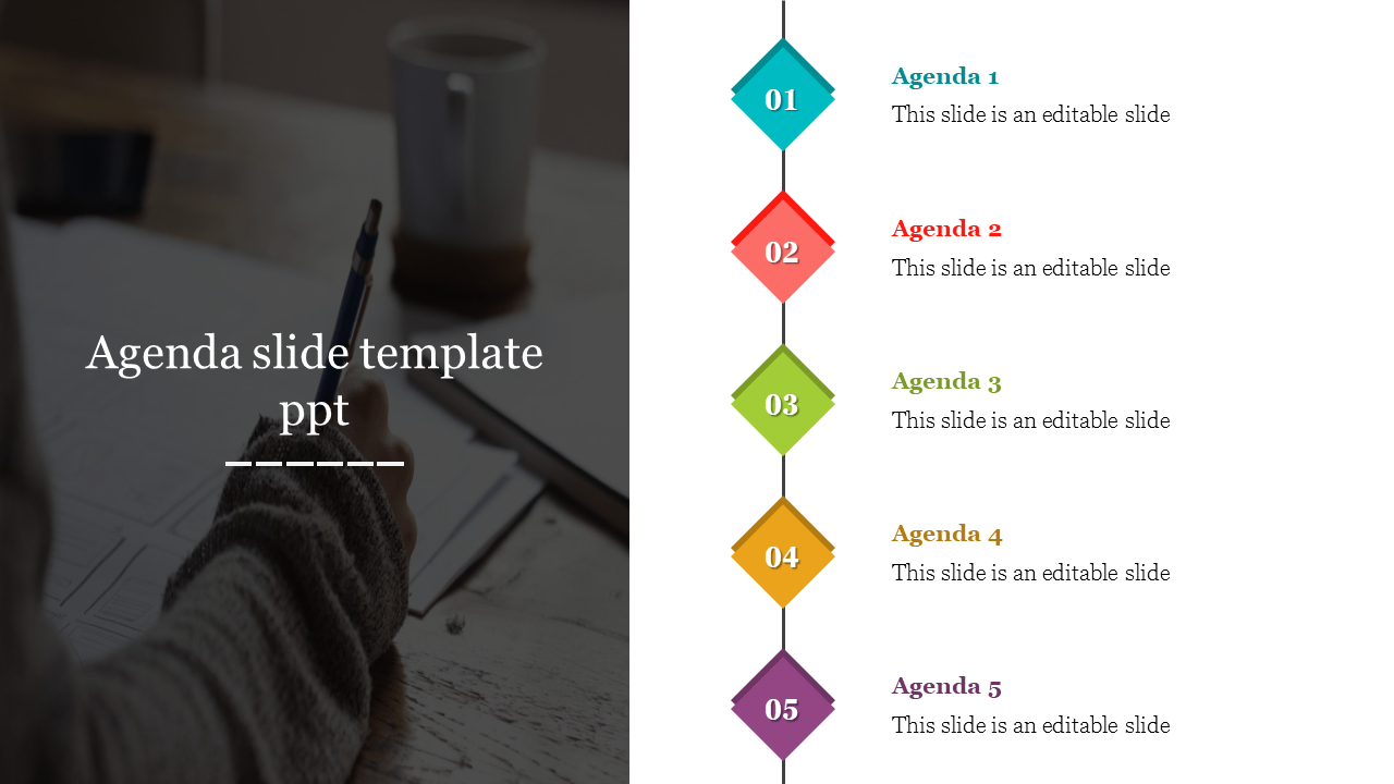 Download Our Agenda Template and Google Slides Themes