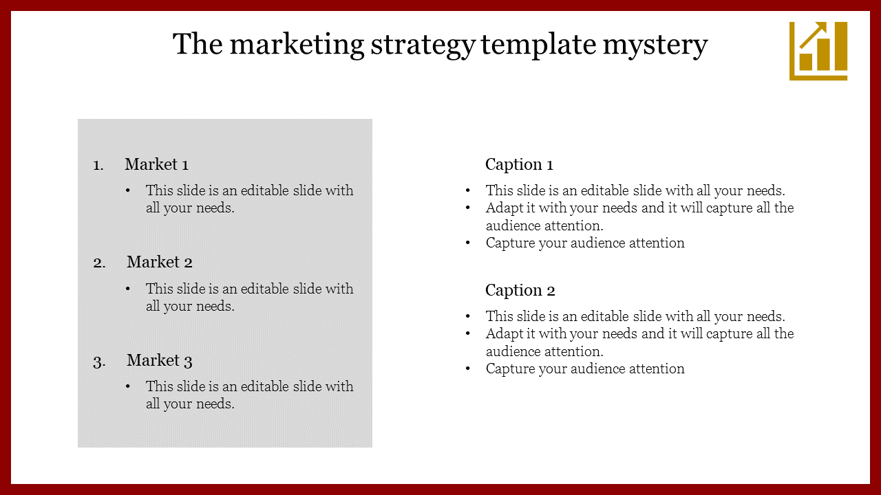 Marketing Strategy PPT Template for Campaigns Presentation