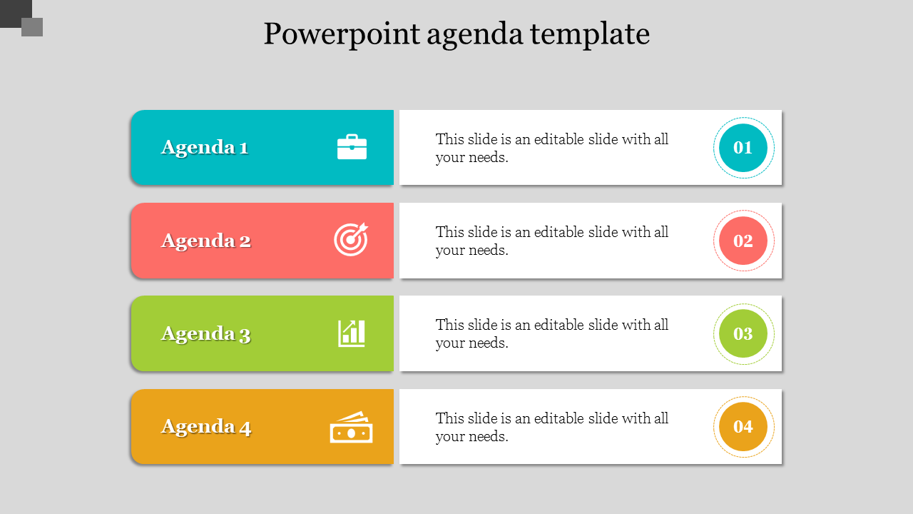 agenda powerpoint template