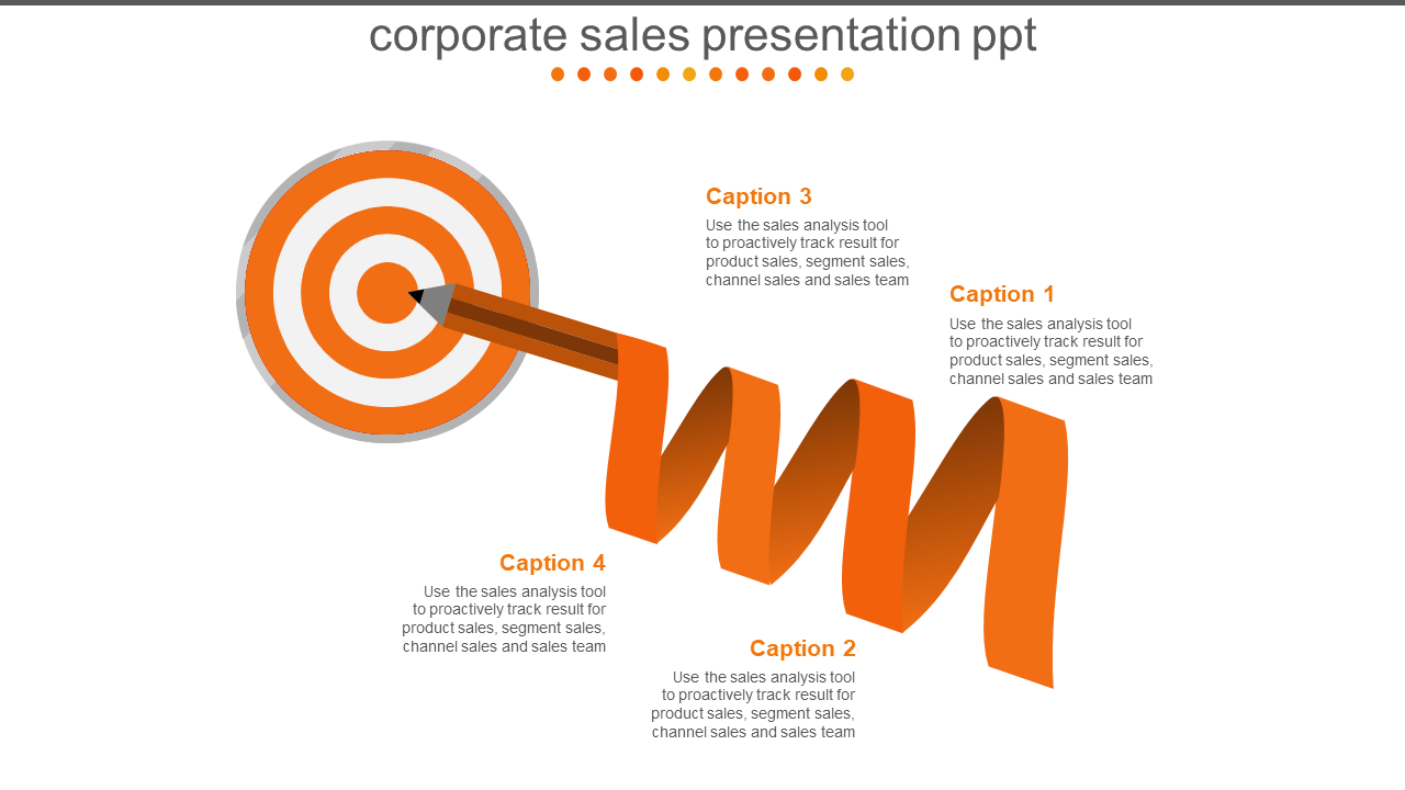 Amazing Corporate Sales Presentation PPT for Sales Pitches