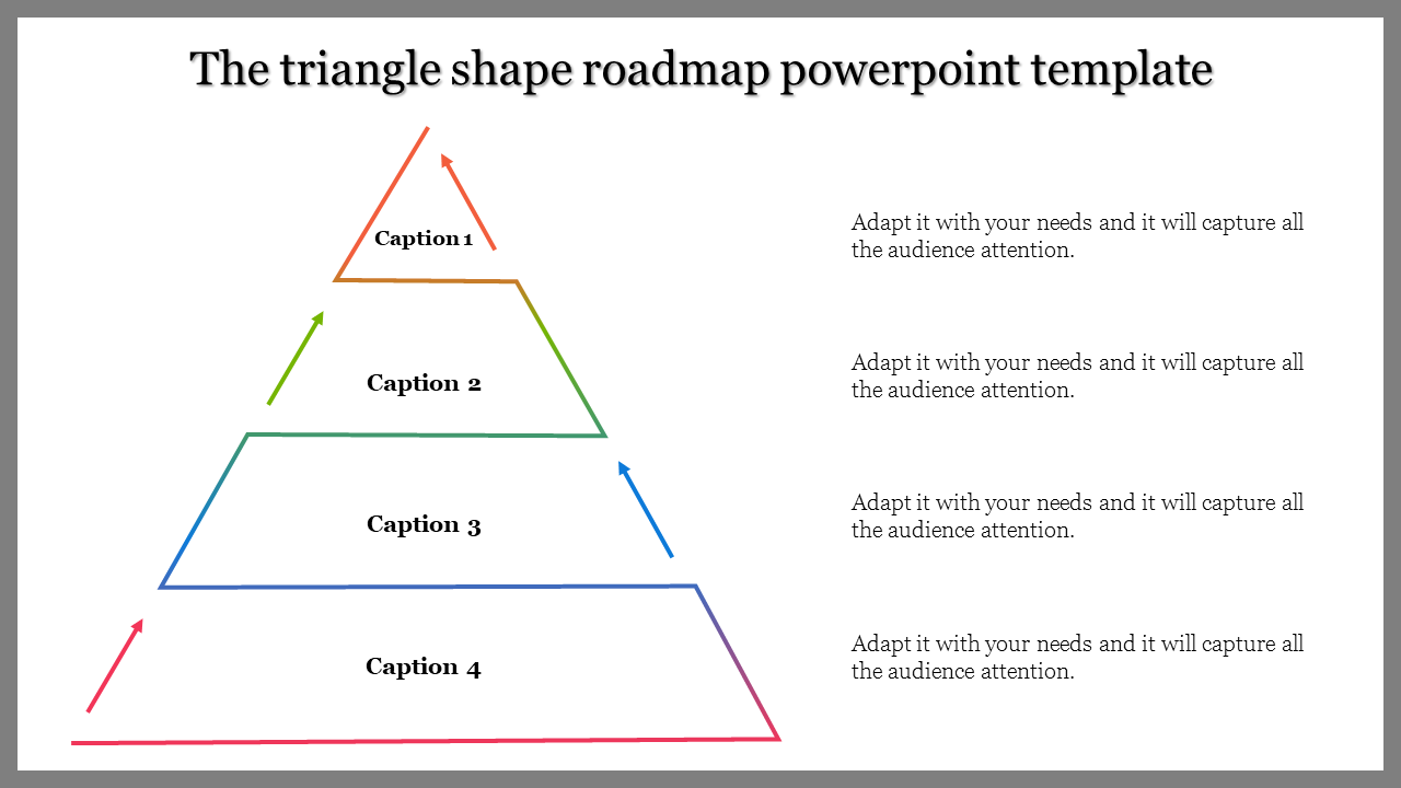 Triangle Roadmap PowerPoint Template and Google Slides Themes