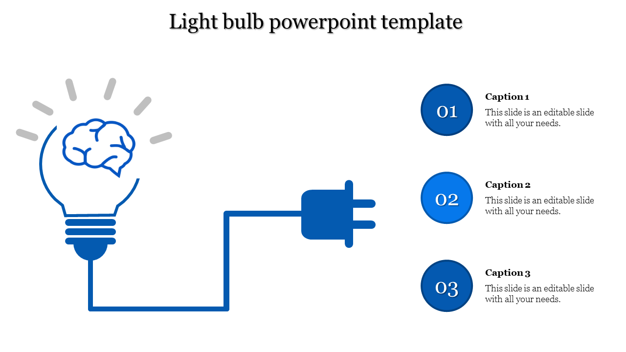 Effective Light Bulb PowerPoint Presentation Template 