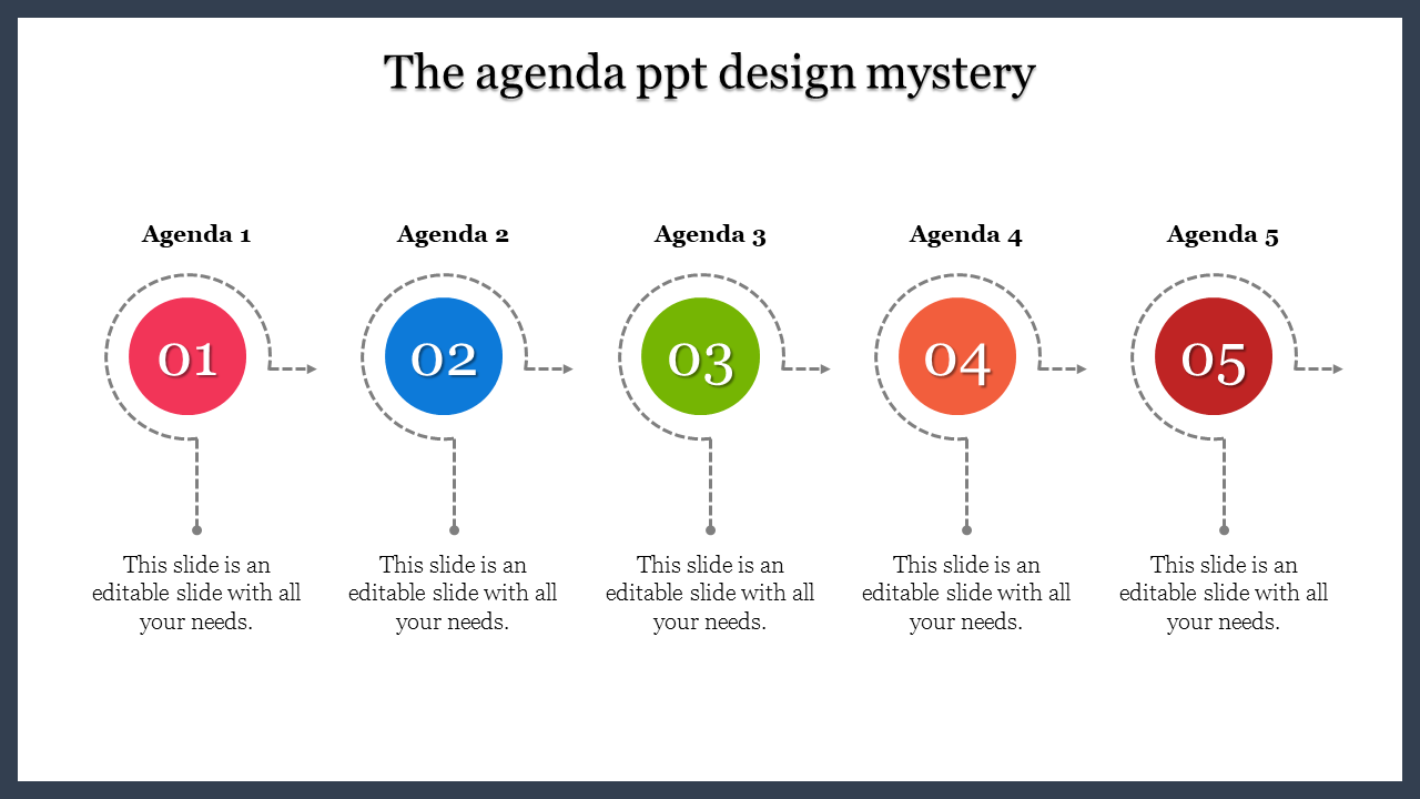 Best Agenda PPT and Google Slides Design for Business