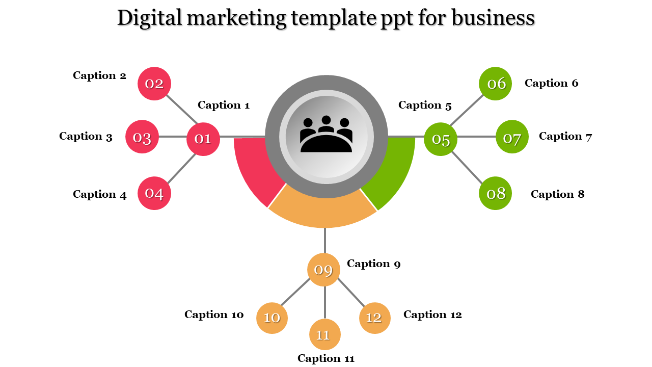 Digital Marketing Template PPT for Engaging Campaigns