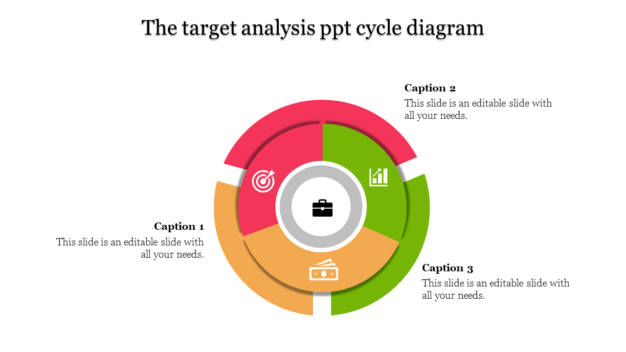 Stunning PPT Cycle Diagram Presentation Template Design