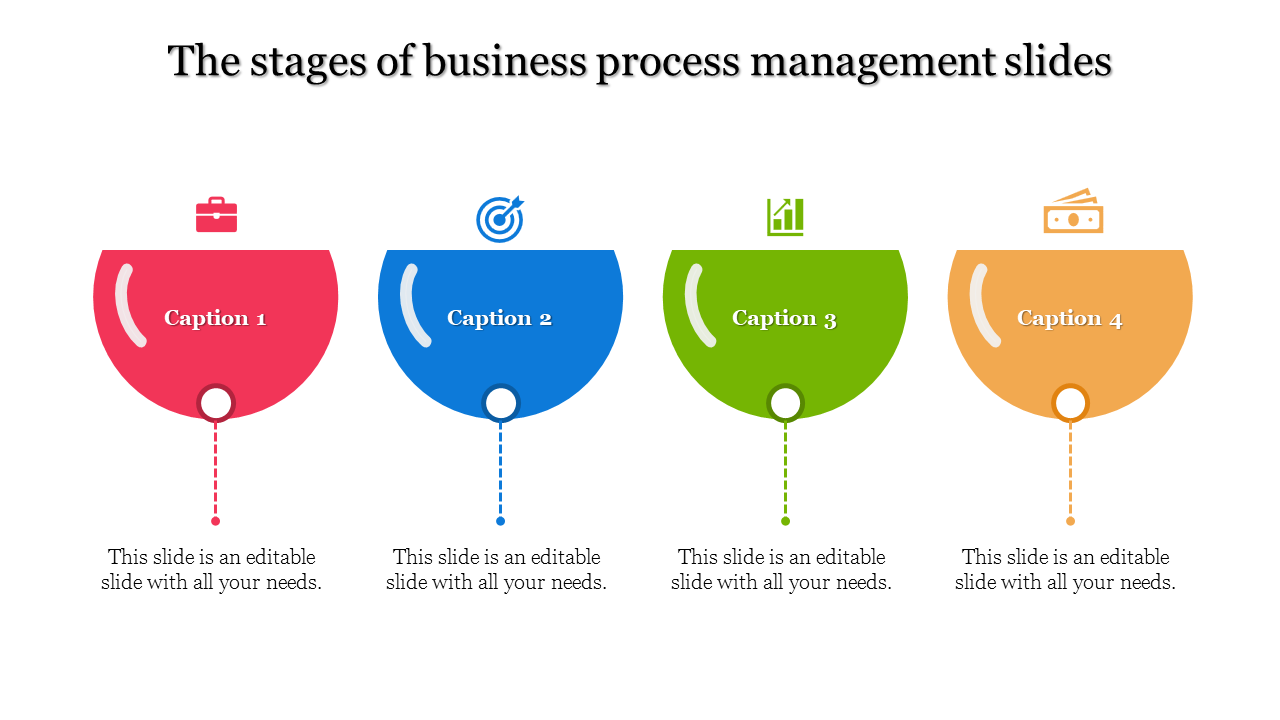 Attractive Business Process Management Slides for PPT and Google slides