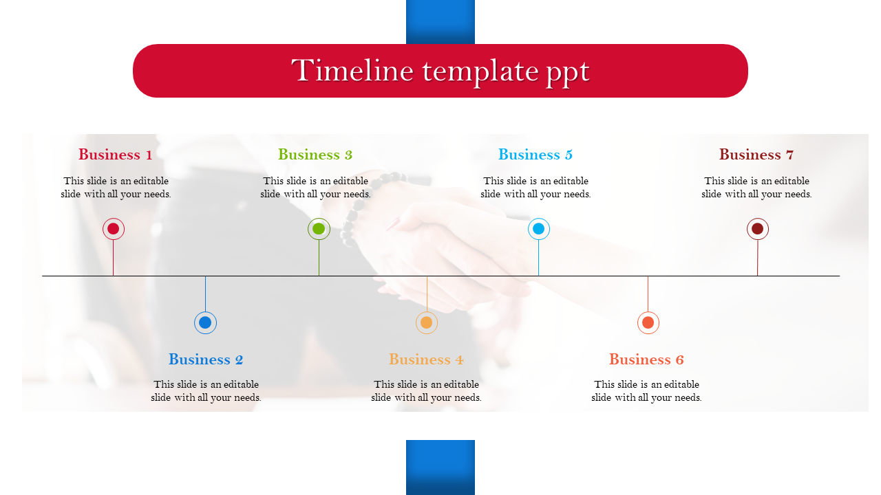 Customized Timeline Template PPT Presentation Design